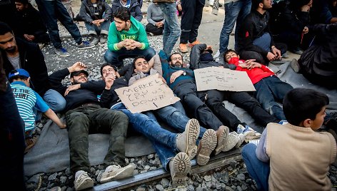 Idomeni(Graikija) pabėgėlių stovykla