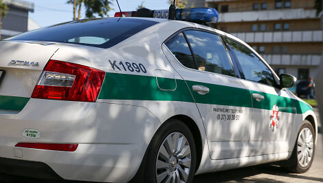 Policijos reidas Kauno Savanorių prospekte