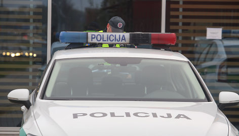 Policijos reidas Kauno Europos pr.