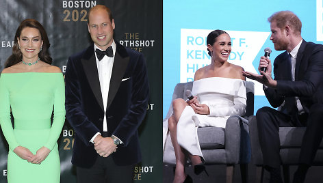 Williamas ir Catherine, Harry ir Meghan