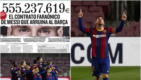 Atskleistas milžini&scaron;kas L.Messi kontraktas