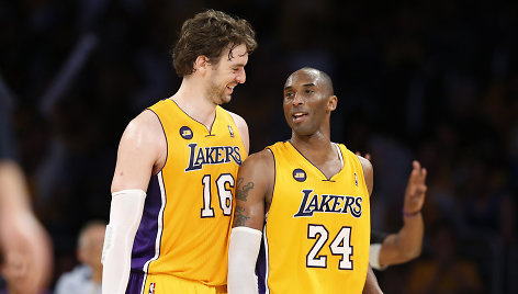 Duoklė ispanų legendai: „Lakers“ iškels į palubes Pau Gasolio marškinėlius