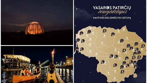 Žvaigždėlapis - naktinės vasaros kelionės Lietuvoje
