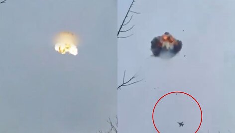 F-16 numu&scaron;ė &bdquo;Shahed&ldquo; droną