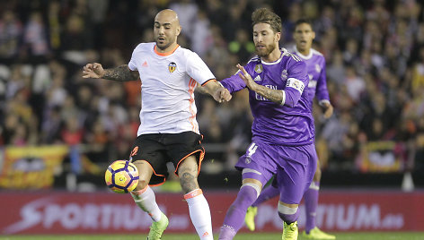 Simone Zaza ir Sergio Ramosas