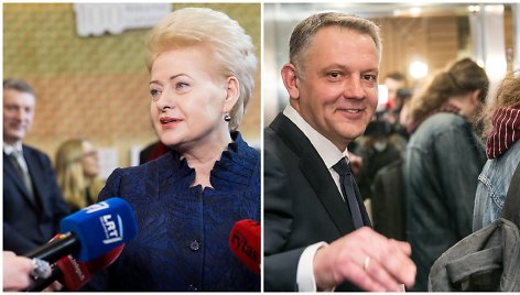 Dalia Grybauskaitė ir Eligijus Masiulis