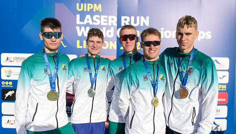 Pasaulio „Laser Run“ čempionate – keturi Lietuvos penkiakovininkų medaliai