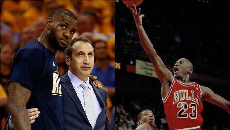 Davidas Blattas Michaelą Jordaną laiko geresniu už LeBroną Jamesą
