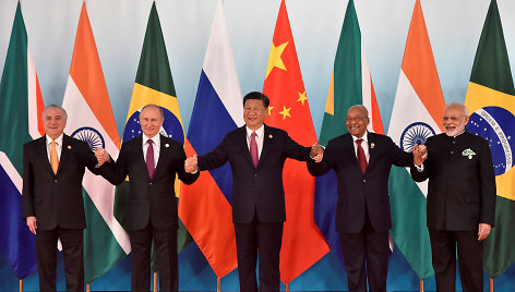 BRICS (Brazilija, Rusija, Indija, Kinija, Pietų Afrika) grupės susitikimas