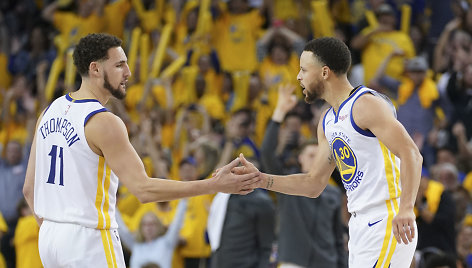 Klay Thompsonas ir Stephenas Curry