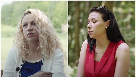 Smurtą patyrusios Monika ir Margarita
