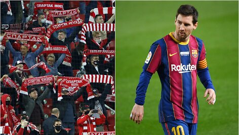 Maskvos &bdquo;Spartak&ldquo; klubas pabandė prisivilioti Lionelį Messi