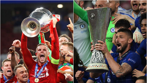 Anglijos futbolo milžinai kausis dėl UEFA Supertaurės