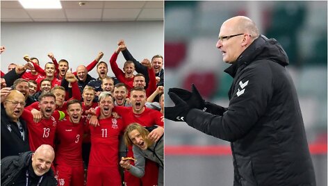 Lietuvos rinktinė &scaron;ventė rūbinėje, o Valdas Urbonas džiaugėsi auklėtiniais