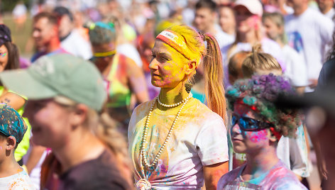 „The Color Run“ bėgimas Vingio parke