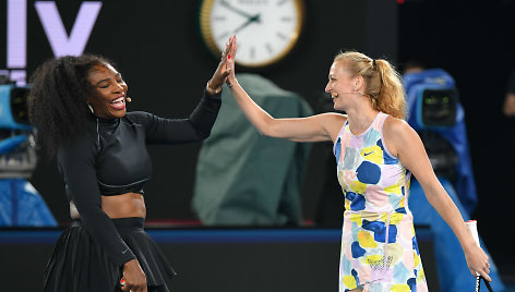 Serena Williams ir Petra Kvitova