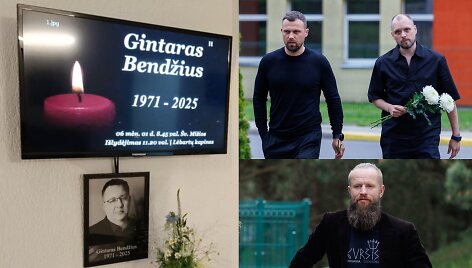 Atsisveikinimas su Gintaru Bendžiumi