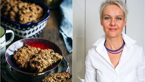 Nida Degutienė ir jos kepti sausainiai