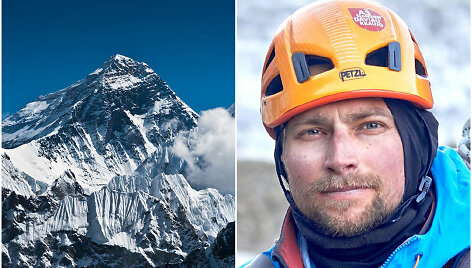 Saulius Damulevičius į Everestą kopė be papildomo deguonies