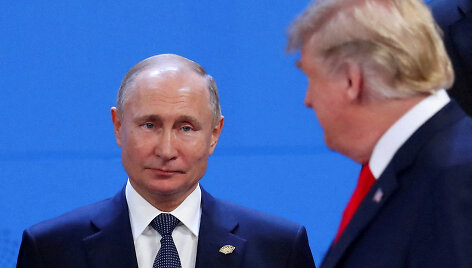 Vladimiras Putinas ir Donaldas Trumpas, Reuters/Scanpix