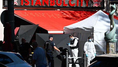 Policija dirba i&scaron;puolio Marselyje vietoje / CHRISTOPHE SIMON / AFP