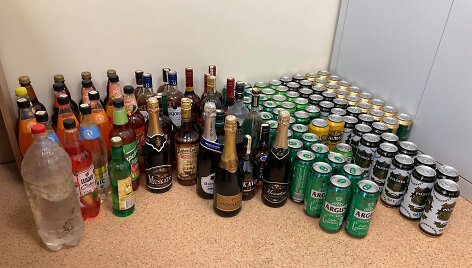 Nelegali prekyba alkoholiu