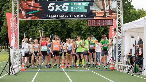 Kaune įvyko tvarus estafetinis miesto bėgimas &bdquo;Centric 5x5 Relay Run&ldquo;