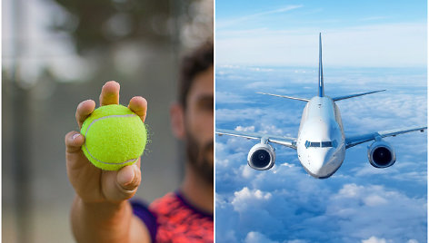 Neįprasta priežastis, dėl kurios į skrydį visada turėtumėte pasiimti teniso kamuoliuką