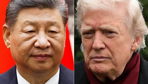 Xi Jinpingas, Donaldas Trumpas / AFP