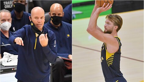 Nate'as Bjorkgrenas ir Domantas Sabonis