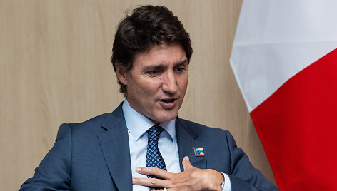 Gitanas Nausėda susitiko su Kanados Premjeru Justinu Trudeau