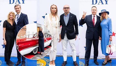JAV nepriklausomybės dienos minėjimas Valdovų rūmų kieme