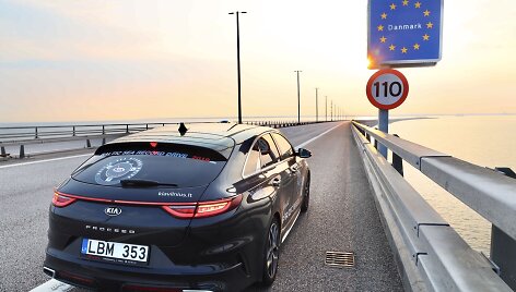 Kelionė automobiliu per Baltijos &scaron;alis