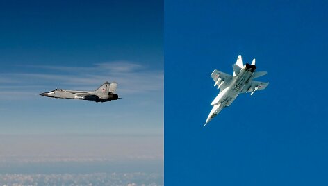 Rusijos naikintuvai MiG-31