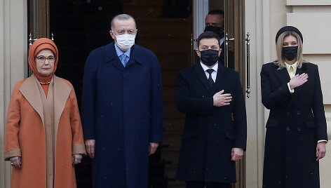 Recepas Tayyipas Erdoganas ir Volodymyras Zelenskis