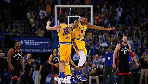 Klay Thompsonas ir Andre Iguodala