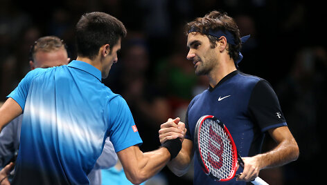 Novakas Džokovičius ir Rogeris Federeris