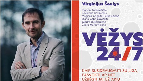 Virginijus Šaulys ir knyga „Vėžys 24/7“