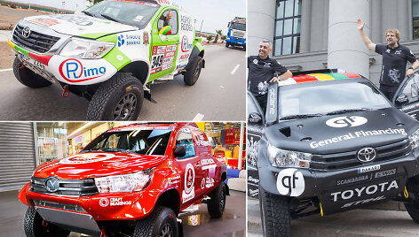 B.Vanagas, A.Juknevičius ir V.Žala staruos Dakare pana&scaron;iais, tačiau kartu ir skirtingais automobiliais