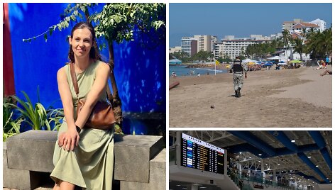 M.Kukulskienė Meksiko mieste / Puerto Vallartos paplūdimys ir oro uostas