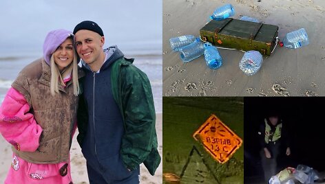 Vidas Bareikis ir Indrė Stonkuvienė rado sprogmenų dėžę