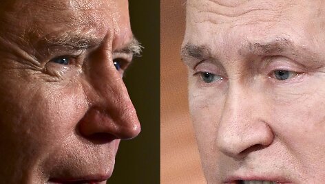 Joe Bidenas ir Vladimiras Putinas
