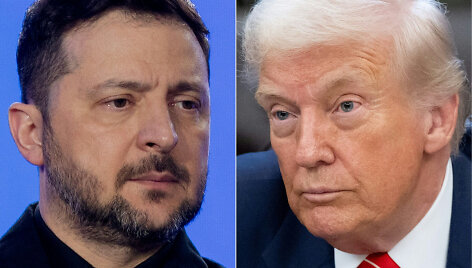 Volodymyras Zelenskis, Donaldas Trumpas / AFP