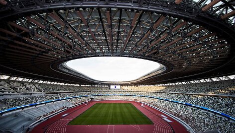 Tokijuje oficialiai atidarytas pagrindinis 2020 metų olimpinių žaidynių stadionas