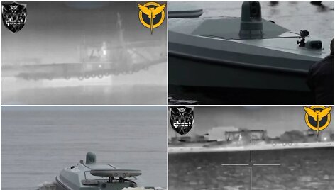 Ukrainos karinė žvalgyba sunaikino rusų vilkiką &bdquo;Saturn&ldquo; prie Krymo krantų