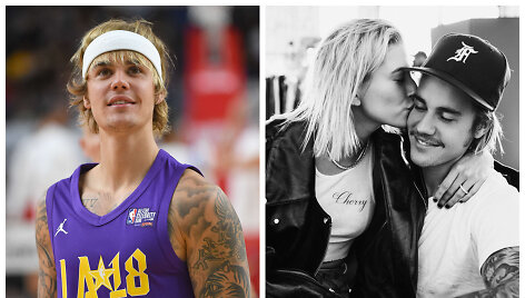 Justinas Bieberis ir Hailey Baldwin