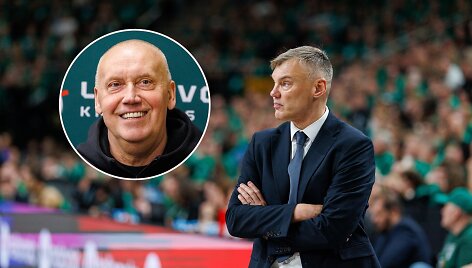 Rimas Kurtinaitis palinkėjo sėkmės &Scaron;arūnui Jasikevičiui siekiant Eurolygos titulo