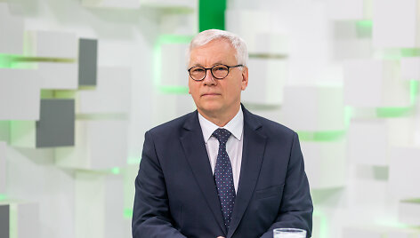 Finansų ministras R. &Scaron;adžius 15min studijoje