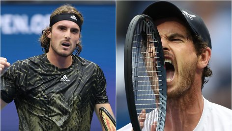 Stefanos Tsitsipas ir Andy Murray