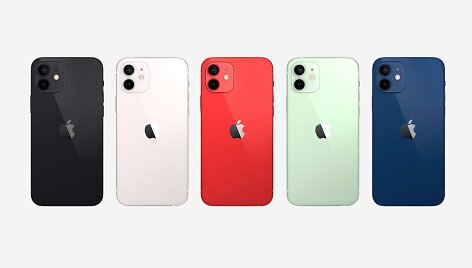 &bdquo;iPhone 12&ldquo; spalvų paletė